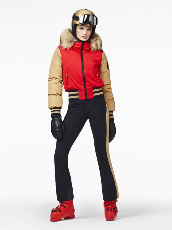 Aqua Sport wintersportwinkel Deurne - College Jacket Real RAccoon Fur Flame