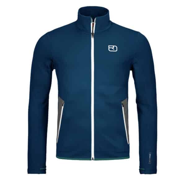ortovox fleece jacket petrol blue
