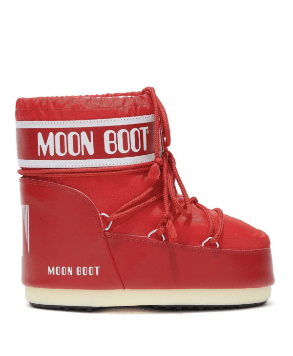 Moon Boot icon low nylon red 1