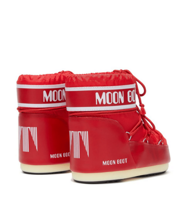 Moon Boot icon low nylon red 2