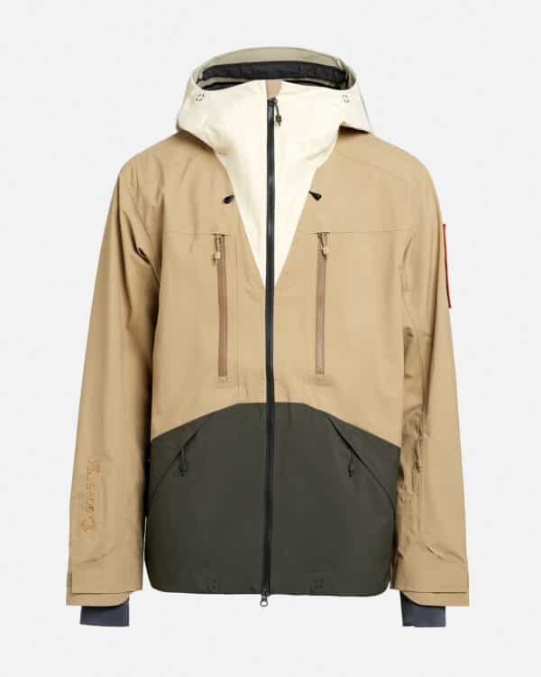 gore tex pro 3l shell jacket Z 2 HD CASTLE WALL SAND FOREST GREEN SHELL JACKETS the mountain studio 01