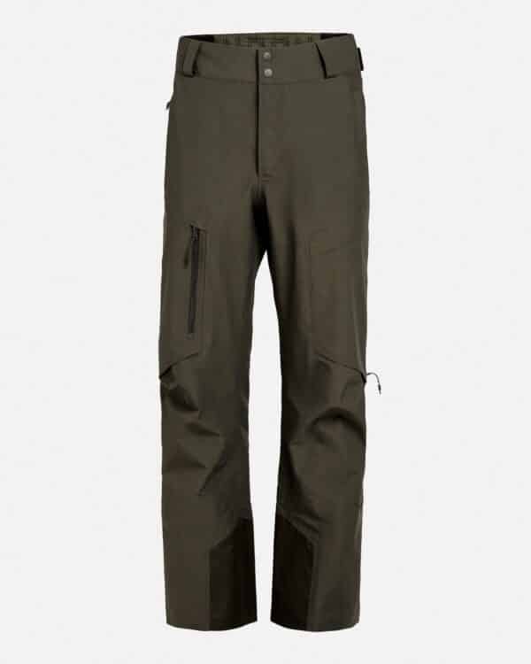 gore tex pro 3l shell pant Y 1 HD FOREST GREEN SHELL PANTS the mountain studio 01