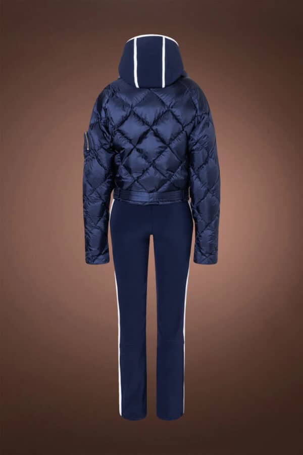 Bogner Womens Nuala LD Navy Gold 3in1 Ski Suit 224 4181 4253