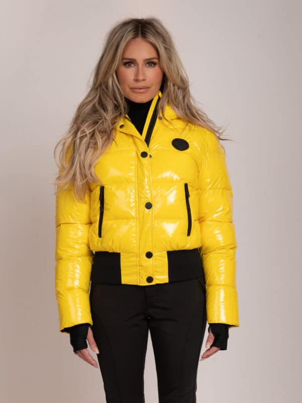 nikkie urban ski jacket yellow 2 scaled